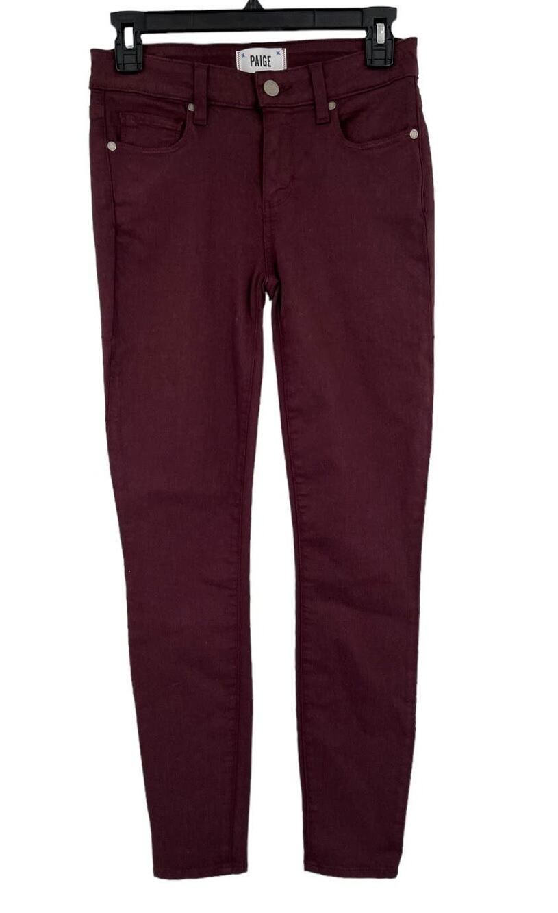Paige jeans purple Verdugo Ankle Skinny size 26